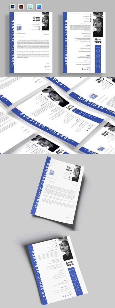 平面设计师简历