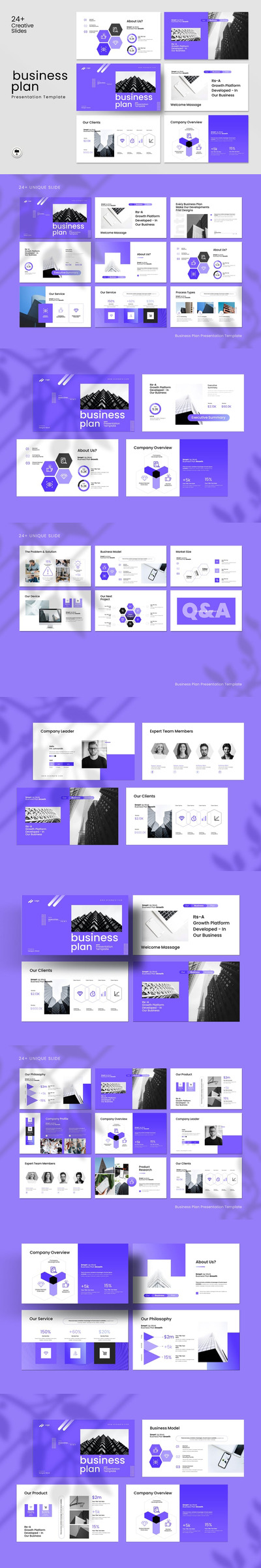 商业计划主题演讲（信息图表布局）