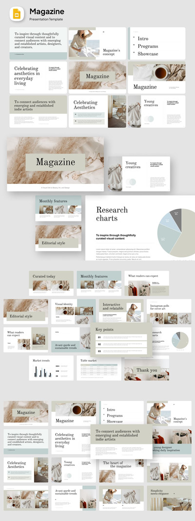 杂志 Google 幻灯片