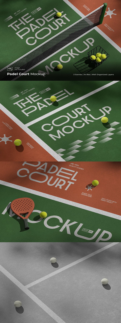 板式网球场地模型