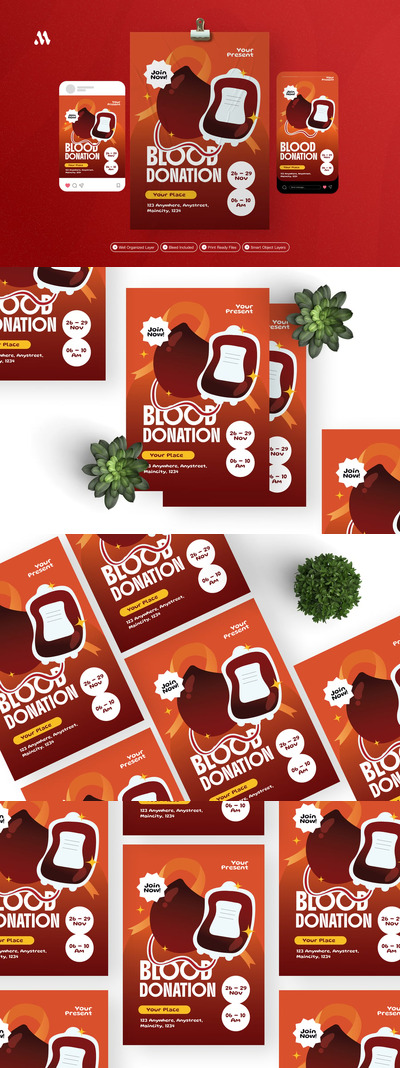 献血 – 传单集