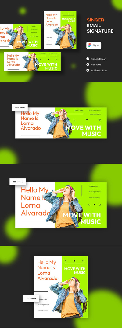 歌手电子邮件签名