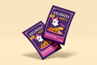 万圣节派对传单