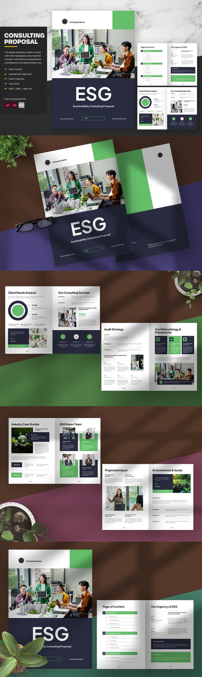 清洁ESG可持续发展咨询提案