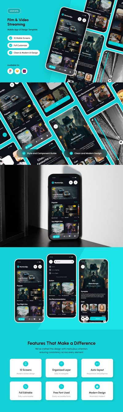 NontonAja – 电影流媒体应用程序