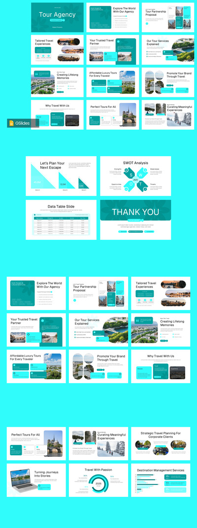 旅游代理机构谷歌幻灯片