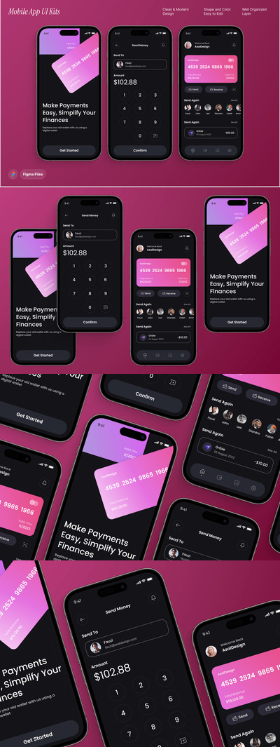 网上银行和支付 – 移动应用套件