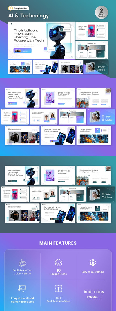 人工智能与科技 Google幻灯片