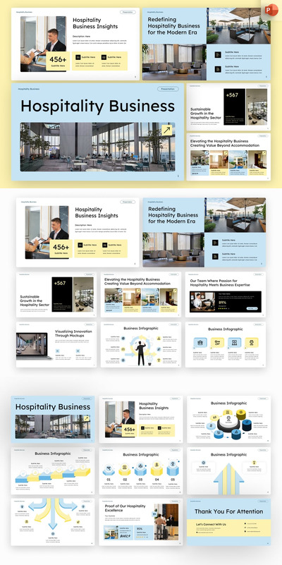 酒店餐饮业 – PowerPoint模板