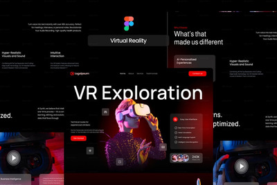 虚拟现实登陆页面