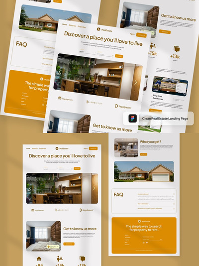 Havenly Clean 房地产着陆页