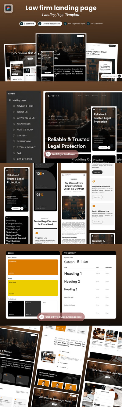 Justify – 律师事务所首页