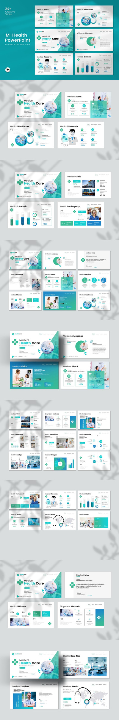 医疗保健主题演讲模板