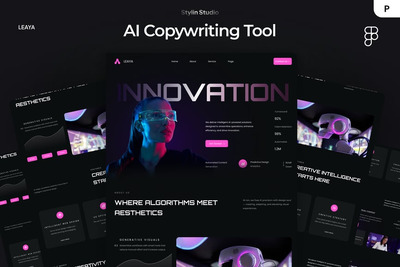 AI文案撰写工具着陆页