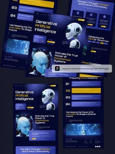 未来生成式人工智能技术 Figma 主页