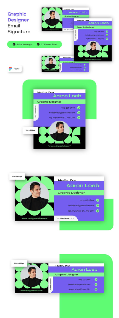 平面设计师电子邮件签名