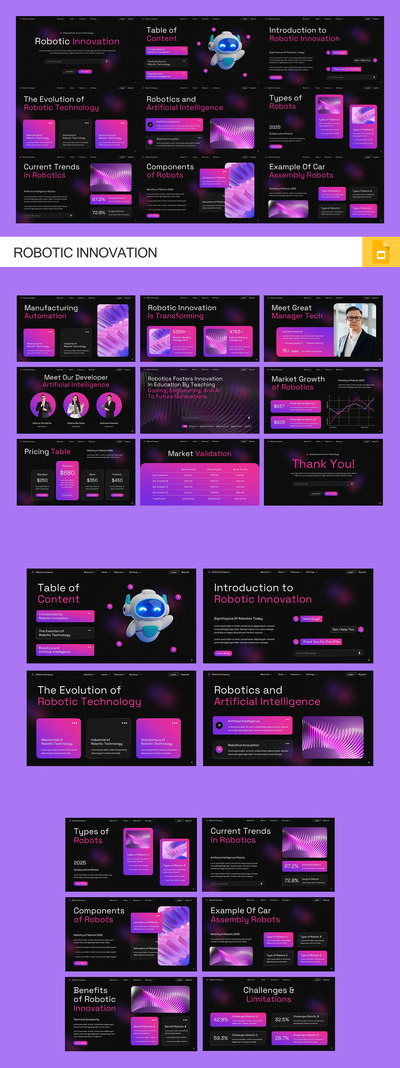 机器人创新谷歌幻灯片