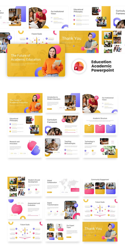 学术教育 PowerPoint