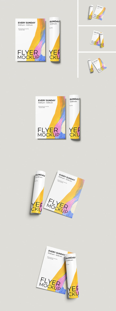 高质量传单样机