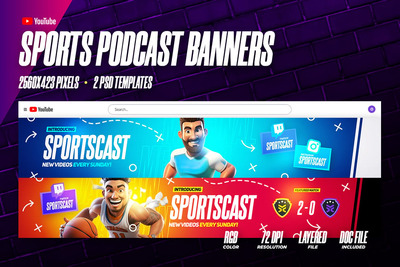 体育播客 YouTube 横幅广告