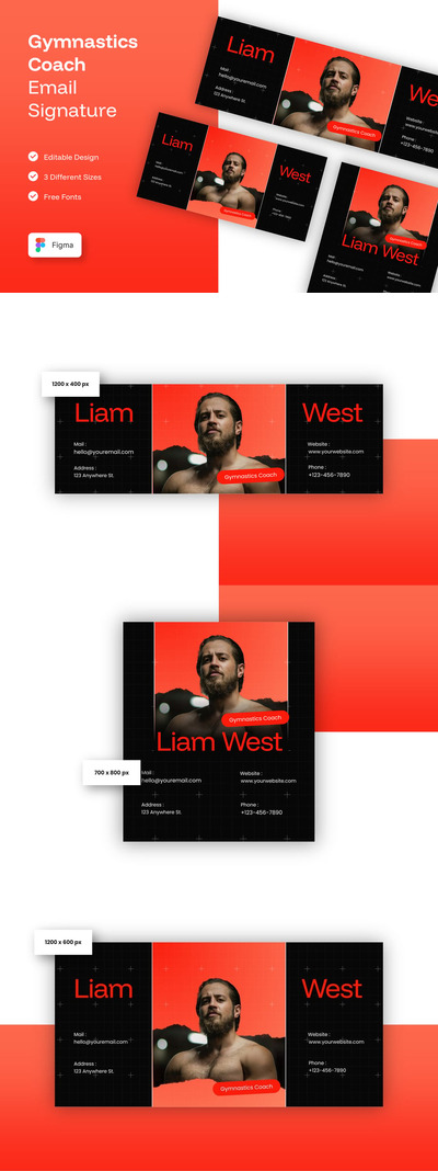 体操教练电子邮件签名