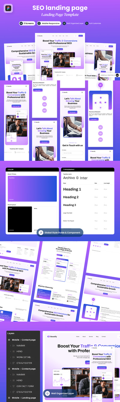 Boostify – SEO落地页