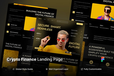 加密金融着陆页