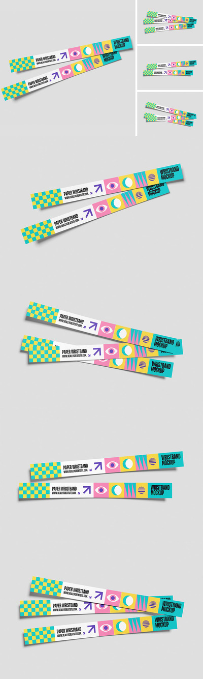 纸质腕带模型