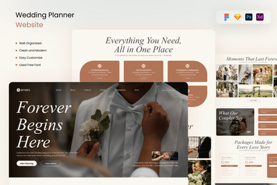 Amara – 婚礼策划网站