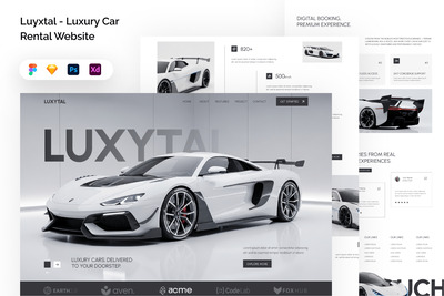 Luyxtal – 豪华汽车租赁网站