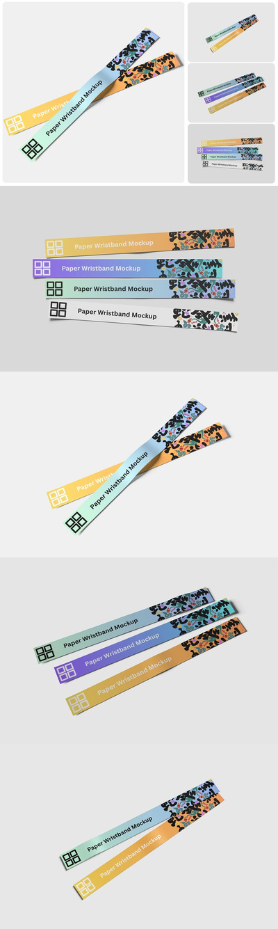 纸质腕带模型