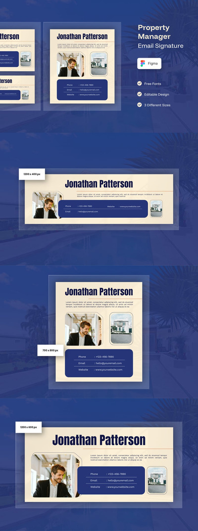 物业经理电子邮件签名