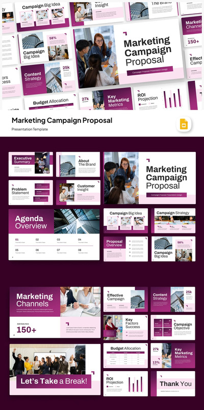 营销活动提案（谷歌幻灯片）