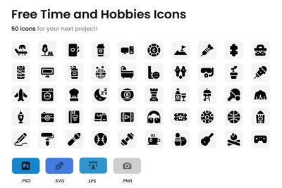 空闲时间和爱好图标