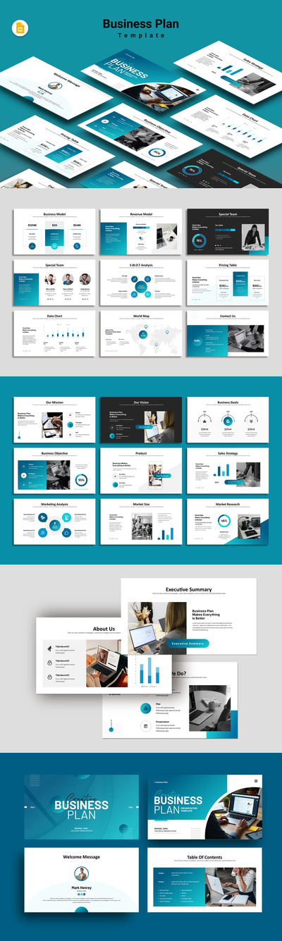 创意商业计划书谷歌幻灯片演示文稿