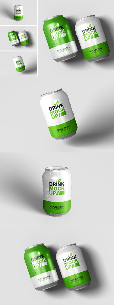 高质量汽水罐模型