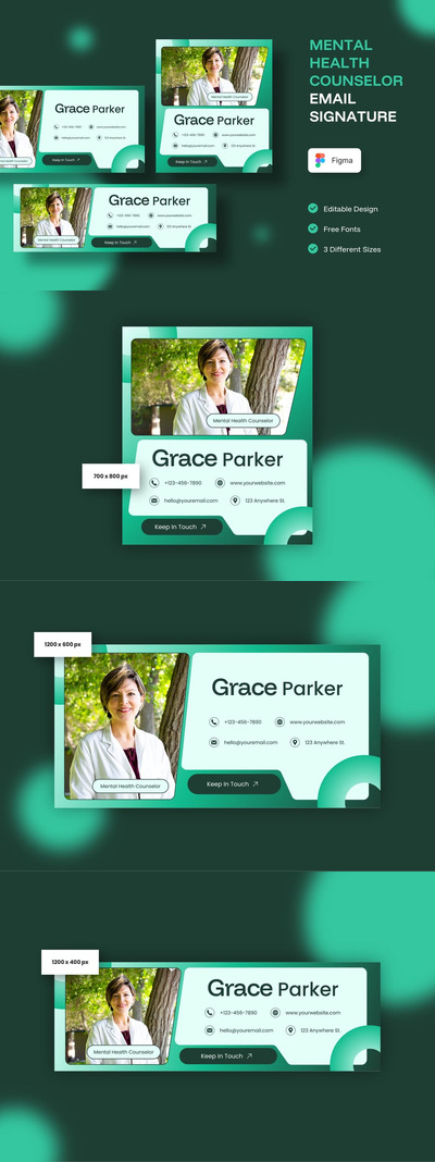 心理健康咨询师电子邮件签名