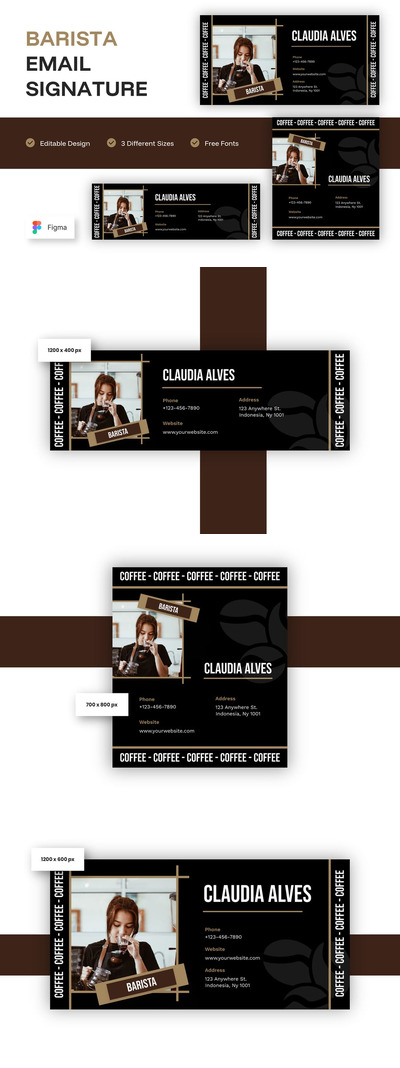 咖啡师电子邮件签名