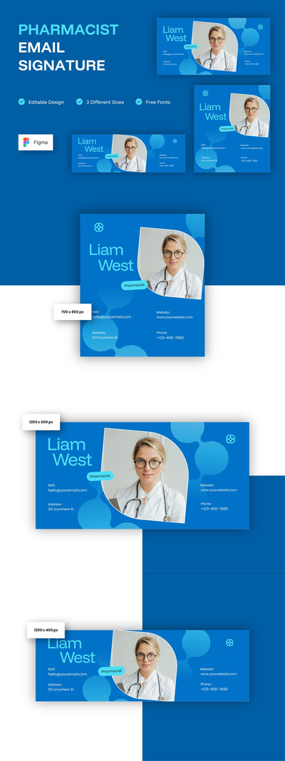 药剂师电子邮件签名