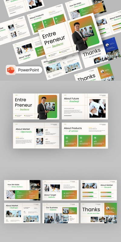 Venturex 企业家商业 PowerPoint