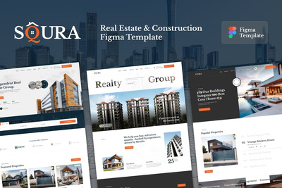Squara – 建筑施工与房地产 Figma