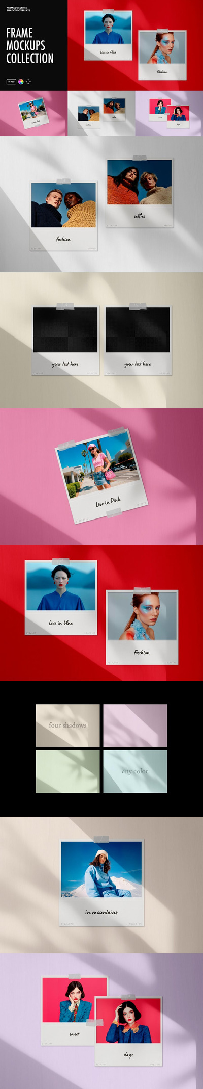 极简主义相框模型合集