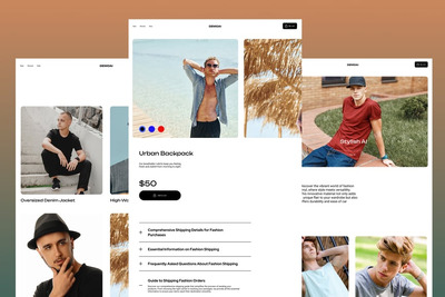 大胆的奢侈时尚商业