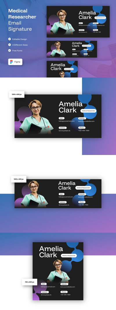 医学研究员电子邮件签名