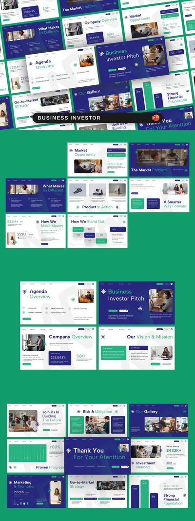 商业投资者 PowerPoint