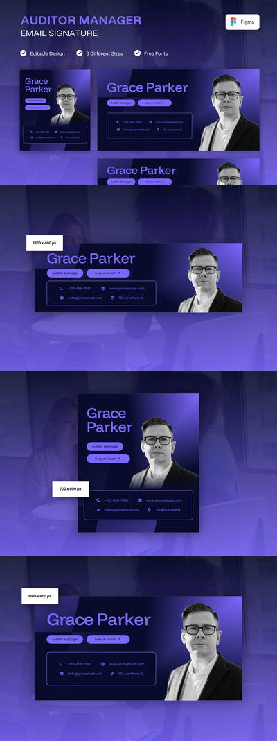 审计经理电子邮件签名