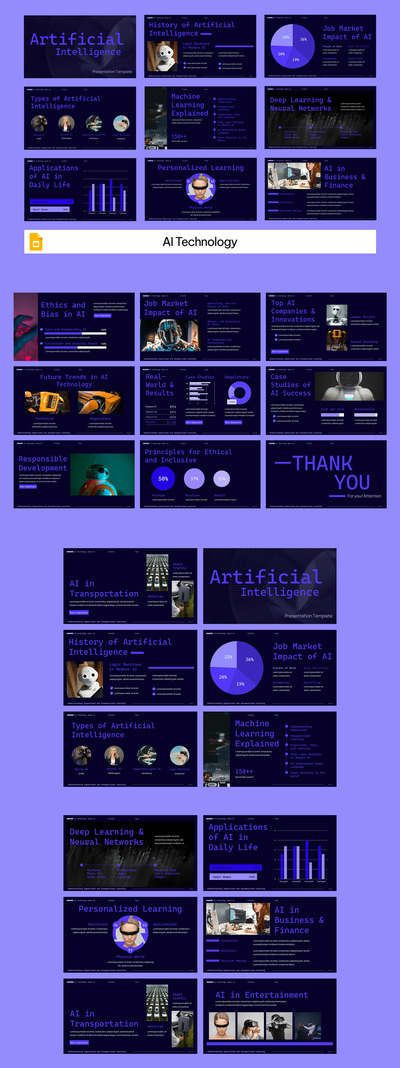 人工智能技术谷歌幻灯片