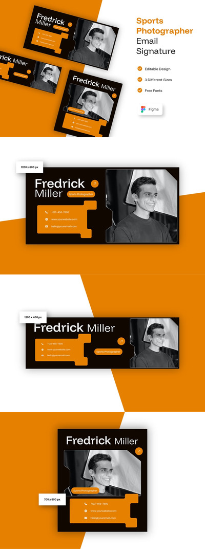 体育摄影师电子邮件签名