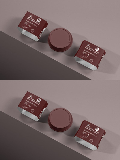 食品包装盒模型套装