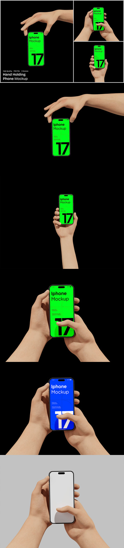 手持手机模型